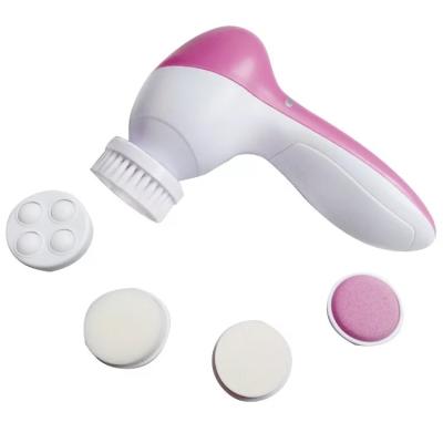 China 5-in-1 Beauty Facial Cleansing Brush 13.2*6.9*3.7CM for sale