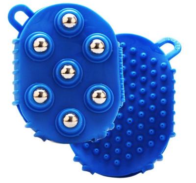 China 2019 Newest 360 Degree Body Roller Metal Ball Massage Gloves,Handheld Body Massager Tool For Relieving Tight Sore Muscles for sale