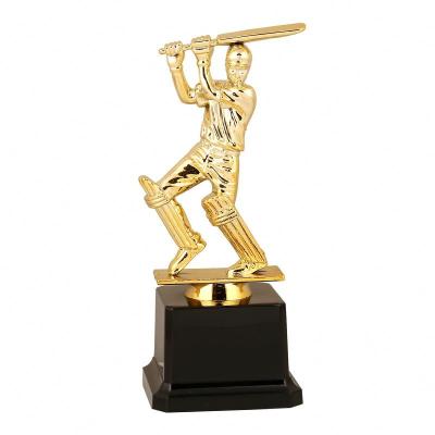 China Worldwide New Arrival Unique Design Souvenir Use Gold Plated Baseball Plastic Trophy for sale