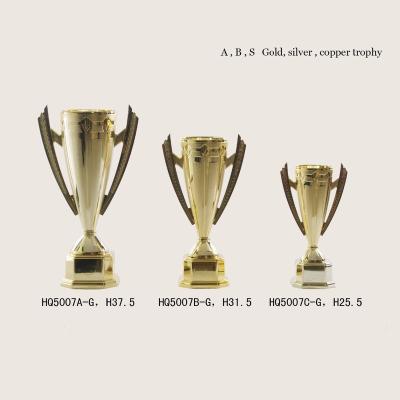 China Worldwide Wholesale Gold Awards Silver Copper Plated Trophies Customized Plastic Sports Trophy Cup for sale