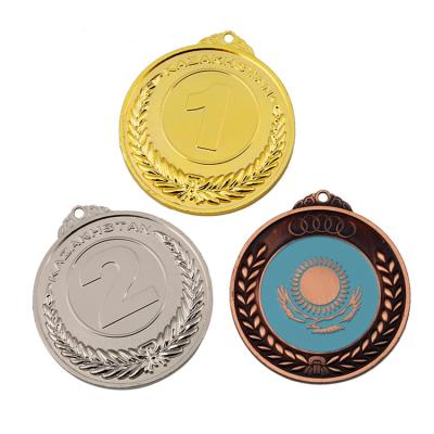 China All Over The World China Manufacture Wholesale Cheap Custom Large Gold Award Metal Sports Medals for sale