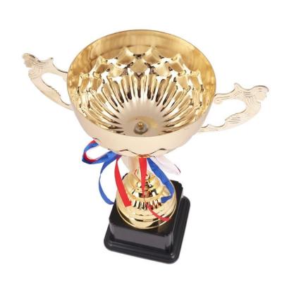 China All over the world factory supply simple design soccer figure trophy sports metal trophy cup collectible awards for sale