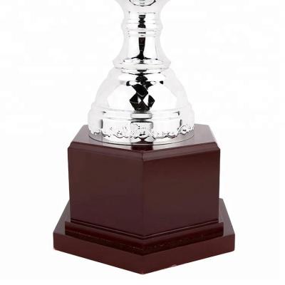 China All over the world custom made high quality red trophy props trophy wholesale wooden base for sale