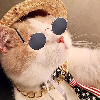 China Sustainable Luxury Custom Cute Pet Accessories Cat Dog Sunglasses Cat Dog Pet Products for sale