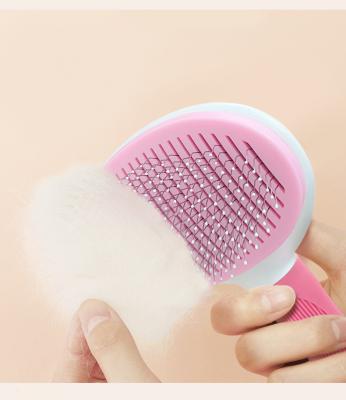 China Viable Hot Selling Pet Brush One Key In Addition To Cat Brush Dog Brush for sale