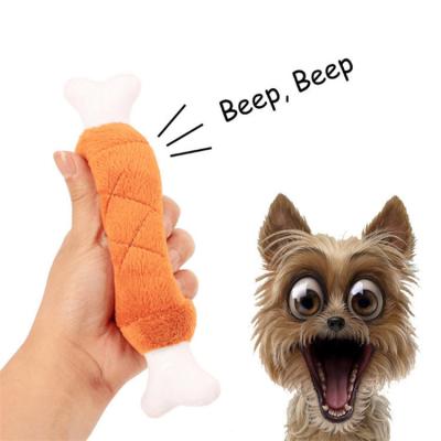 China New Viable Style Pet Chicken Leg Bone Chicken Leg Interactive Toy High Quality Pet Dog Interactive Chew Toy for sale