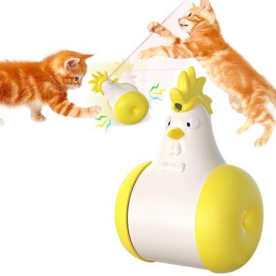 China Cat Laser Tumbler Viable Toy Automatic Rechargeable Motion Activated Cat Toys Interactive for Indoor Cats for sale