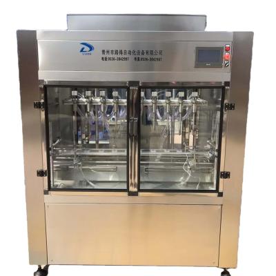 China Food Fully Automated Laundry Detergent Sanitizer Filling Sealing Machine 1000BPH Professional Custom for sale