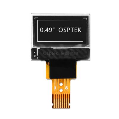 China 0.49 inch 64x32 0.49 inch White Color I2C Interface Micro Oled Display Screen for sale