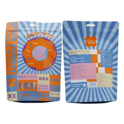 China Recyclable Custom Logo Pet Food Storage Plastic Packaging Bag With Zipper Customized Printing Food Bag 0.5 1 2lb for sale