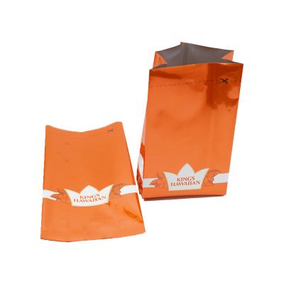 China Customized Biodegradable Top Seal Side Accordion Aluminum Foil Food Packaging Bag/Kraft Paper Moisture Proof Coffee Bean Seed Dry Wrapper for sale