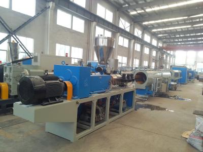 China High Capacity PVC Pipe Extrusion Machine With Electrical Controling System for sale