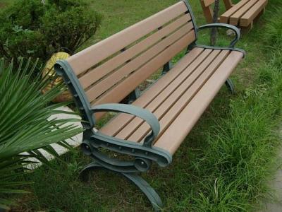 China Eco - friendly Recyclable Wood Plastic Composite Bench , Composite Park Benches for sale