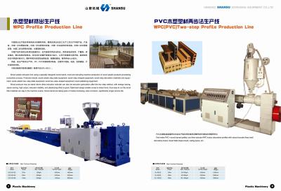 China Large Wpc Extrusion Line For Construction Board / Decking Products for sale