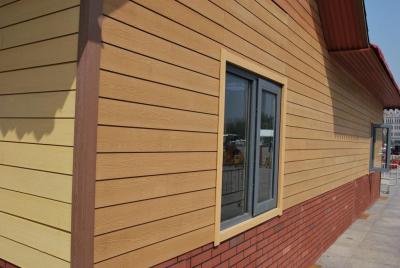 China Econology Natural Wood Plastic Wpc Wall Siding Composite Outdoor Decorative for sale