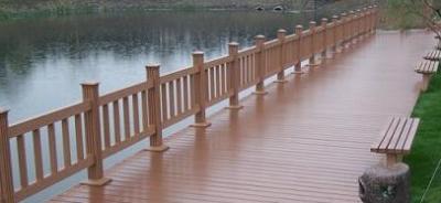 China Weather Resistant Plastic Lumber Composite Garden Decking , Easy Installation for sale