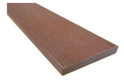 China 133 x 24mm WPC Solid Deck , Eco - friendly Wood Plastic Composite Flooring for sale