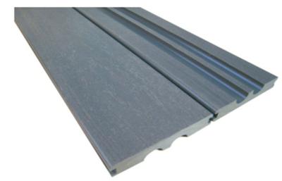 China Eco - friendly Engineered WPC Solid Deck , Wood Plastic Composite Decking Material for sale