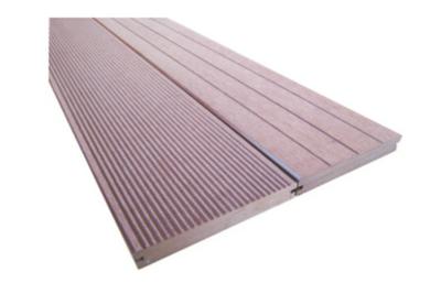 China Moisture Resistant Balcony WPC Composite Decking , Anti - slip WPC Flooring for sale