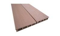 China Grade A Hollow Composite Decking , No Toxic Chemicals Or Preservatives for sale