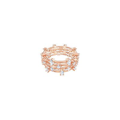 China FASHIONABLE romantic rose gold sky starry beauty stacked ring fashion ring women for sale