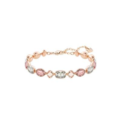 China New big romantic colorful crystal stone bracelet fashion simple blue pink shiny women girl for sale