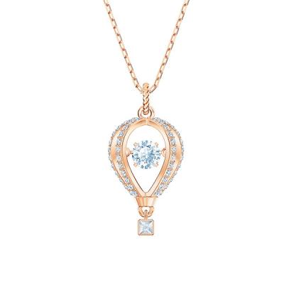 China Fashion SWA Air Balloon Diamond Necklace Girl Gift Hot Romantic Dance for sale