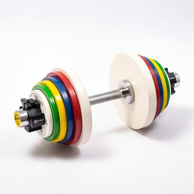 China Eako Sports Gym Equipment Universal Fitness Dumbells Weight Barbell and Dumbbell Sets Quickly Adjustable for sale