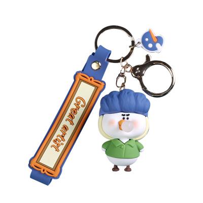 China Personal Customized Cartoon/Anime/PVC 2D/3D OEM Cartoon/Anime/School Pendant Soft Key Chain For Car Keys Decoration As Gifts To Friends for sale