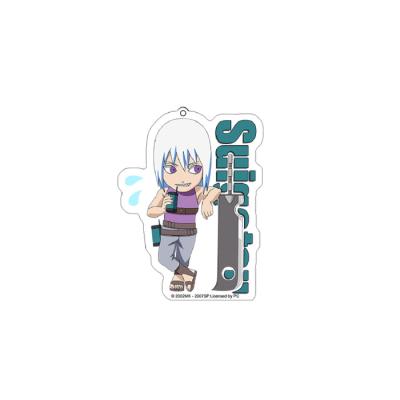 China Gift Anime Keychains Package Novelty Acrylic Cute Figure Pendant Keychain For Genshin Impact Fans Figure Keychain for sale