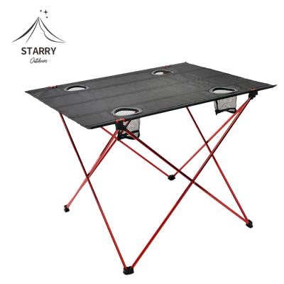 China Modern Lightweight 7075 Aluminum Foldable Dining Table For Camping for sale