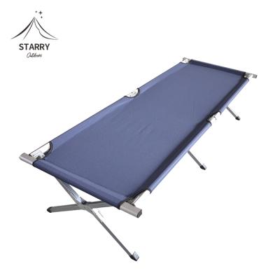 China Activity Camping Foldable Military Iron Field Bed Folding Cradle for sale