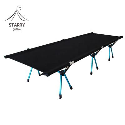 China Activity Size Camping Adjustable Folding Beds Compact Camping Bed Military Aluminum Folding Cot For Tent for sale