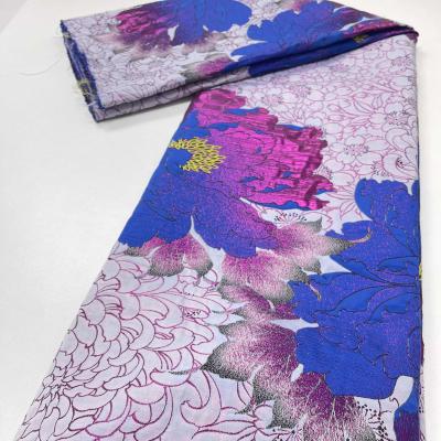 China Hot Selling African Brocade Lace Viable Jacquard Designs High Quality French Lace Fabric For Wedding Party 4061B for sale