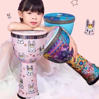 China Mini Hand Percussion Corda 8inch Djembe Kinds Chimes Percussion Instrument For Kids for sale