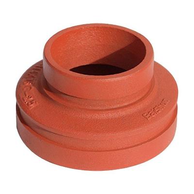 China Factory direct sales connect reduction pipe grooved pipe fittings DN150*80 PN2.5Mpa for sale