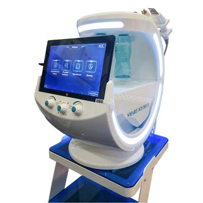 China Skin analysis and solution 7 in 1 smart ice blue for skin analyzer dermatoscope skin rejuvenation hydrafacials machine for sale