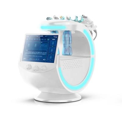 China 2021 New Arrivals Ice Blue Smart Microdermabrasion Products New Arrivals Hydraulic Facial Pore Remover Skin Peeling With Skin Scanner for sale