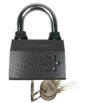 China High Security Siren 110dB Short Shackle Zinc Alloy Alarm Padlock for sale