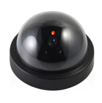 China ABS Plastic Dummy Security CCTV Dome Camera With Led Flashing Light for sale