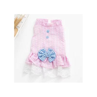 China Sustainable Simplicity Fashion Polyester Clothing High Quality Comfortable Modern Pet Clothes Fluffy Skirt for sale