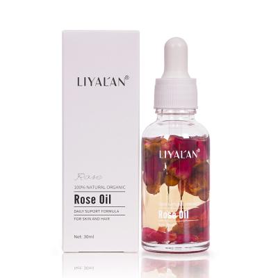 China Soften Skin Spot Rose Dry Flower Essential Oil 30ml Original Solution Reduce Dark Uneven Facial Essence Liquid 12 Dark Color for sale