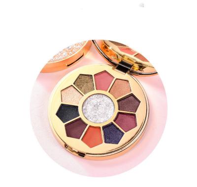 China Pearl Eyeshadow Waterproof Luminous Dish With Same Style, Pearl Net Matte Glitter Eyeshadow Makeup Red x16 for sale