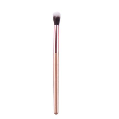 China Angular Blush Wholesale Single Light Spot Makeup Brush High , Custom Luminous Brush Wooden Nylon Eye Handle Makeup Brush x918 for sale