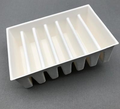 China Biodegradable Pulp Molded Storage Box Recyclable Paper Tray Molded Pulp Packaging for sale