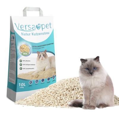 China Viable Deodorant Bulking Tofu Extra Thin Compacting 1.5mm Strip Shape Cat Litter Bulk Selling Flushable Cat Sand for sale