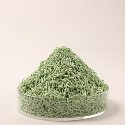 China OEM 3.0mm Sustainable Green Tea Tofu Cat Litter With Great Absorb Capacity Factory Sale Directly for sale