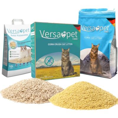 China Plant Millet Cat Litter For Pet Waste Remarkably Firm Viable Natural Clumping Broken Cleaning for sale