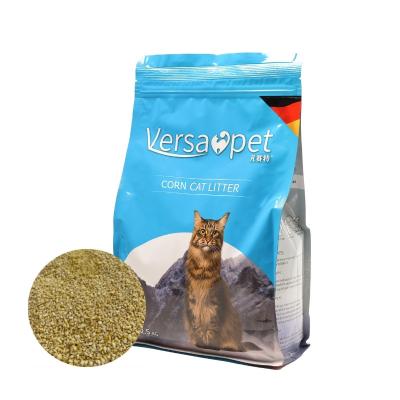 China Factory Supply Sustainable Wholesale Moisture-activated Fragrant Corn Broken Millet Cat Litter Kitty Sand for sale