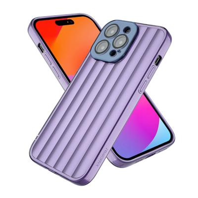 China Shockproof Glossy 3D Wave Ride Clear Shockproof TPU Phone Case For iPhone 13 14 With Acrylic Full Camera Protection for sale